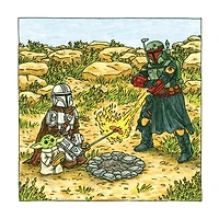 The Mandalorian And Child 2026 Wall Calendar - Online Only
