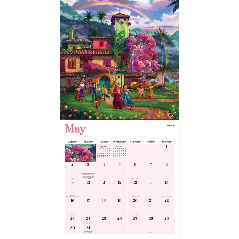 Thomas Kinkade Disney Dreams Collection 2027 Wall Calendar
