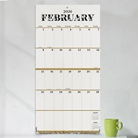 Big Grid Floral 2026 Wall Calendar