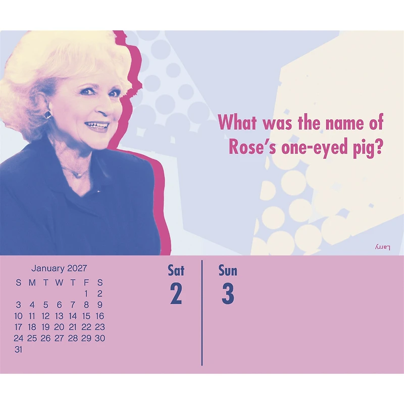 The Golden Girls 2027 Box Calendar