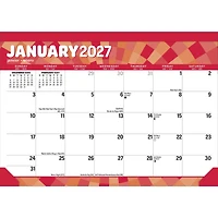 Large Print 2027 Desk Pad Calendar