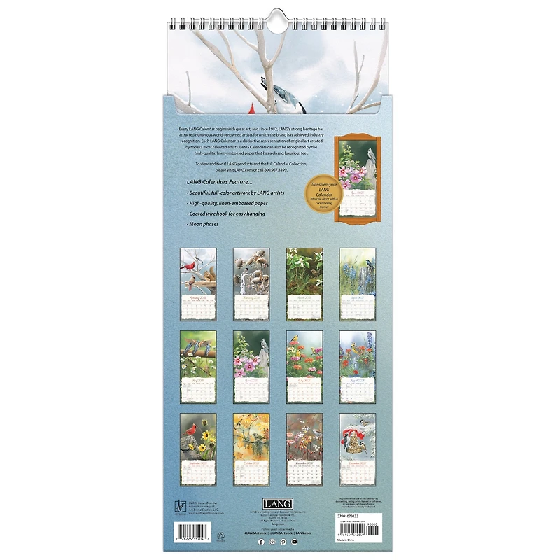 Songbirds 2027 Slim Calendar