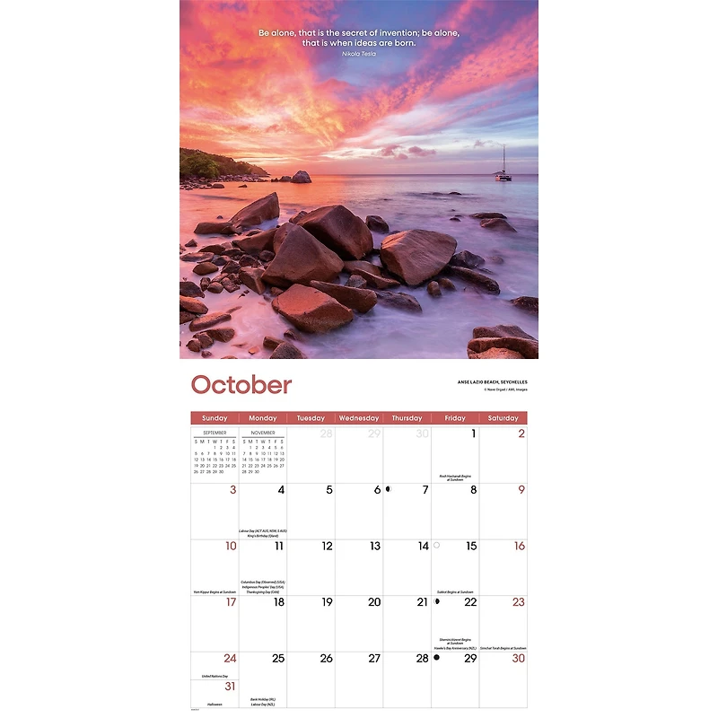 Solitude 2027 Wall Calendar