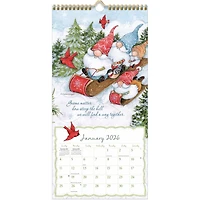 Gnome Sweet Gnome 2026 Slim Calendar