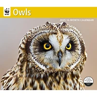World Wildlife Fund Owls 2026 Wall Calendar