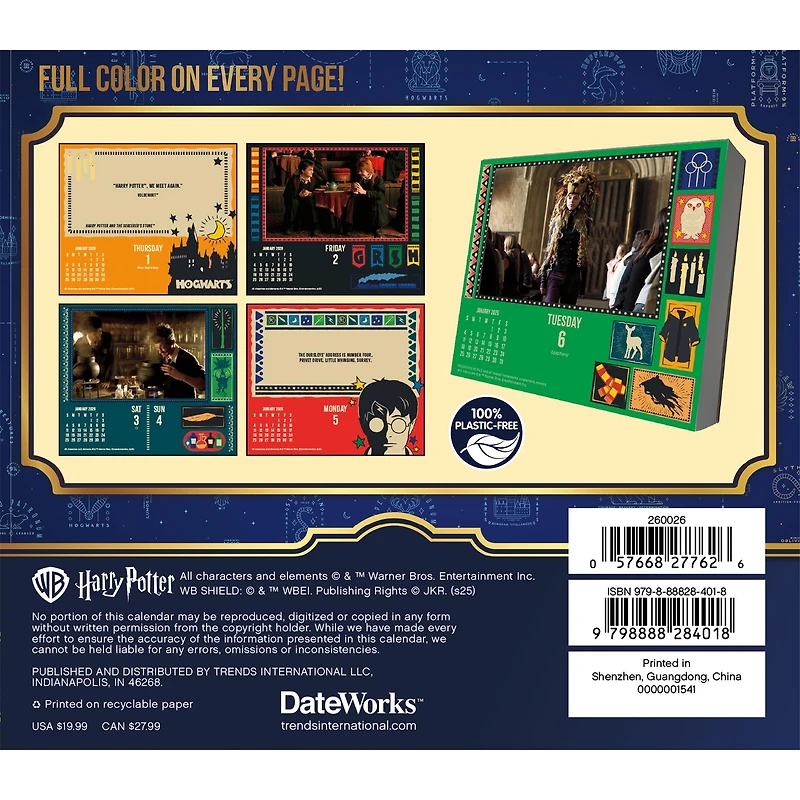 Harry Potter 2026 Box Calendar