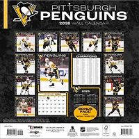 NHL Pittsburgh Penguins 2026 Wall Calendar