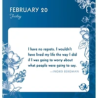 Great Quotes From Great Women 2027 Box Calendar - Online Only