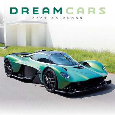 Dream Cars 2027 Wall Calendar