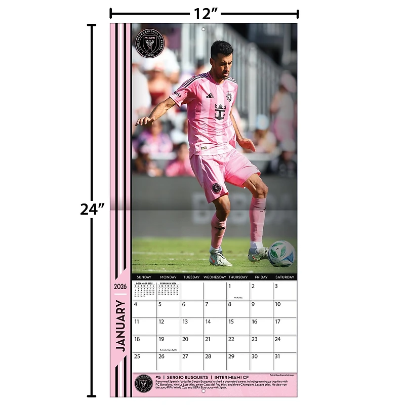 MLS Elite 2026 Wall Calendar