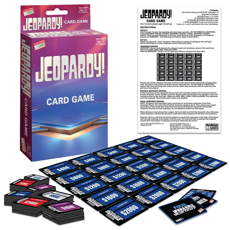 Jeopardy Card