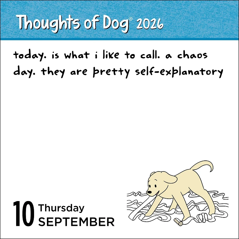 Thoughts Of Dog 2026 Box Calendar