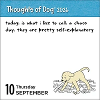Thoughts Of Dog 2026 Box Calendar