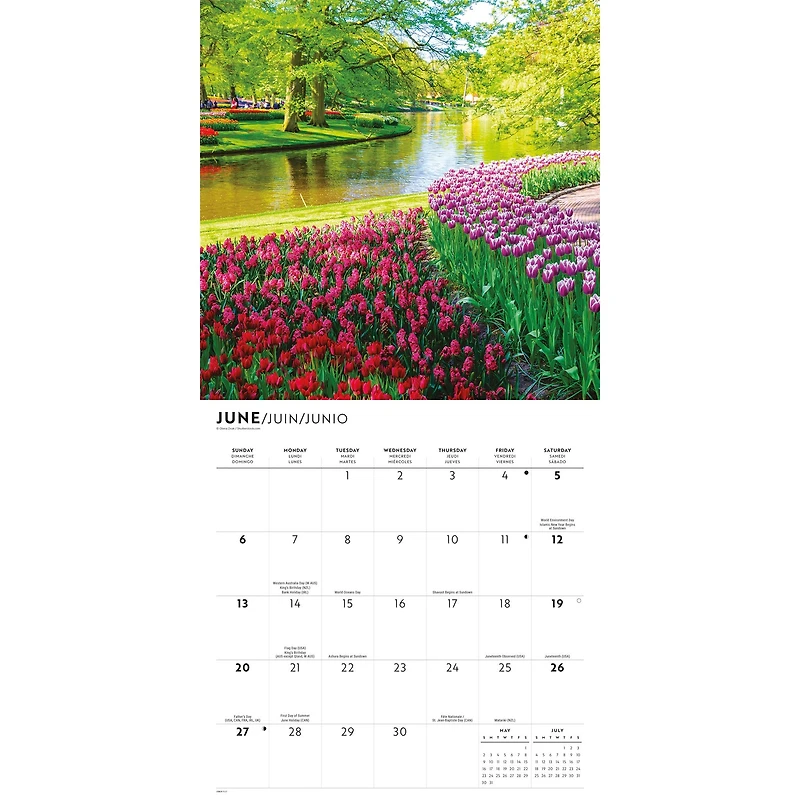 In the Garden 2027 Wall Calendar