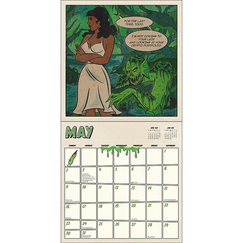 Tragic Girls 2027 Wall Calendar