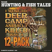 Buck Wear Hunting And Fishing Tales 2026 Wall Calendar