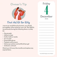 Cat Trivia 2026 Box Calendar
