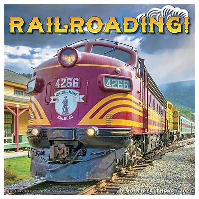 Railroading 2027 Wall Calendar