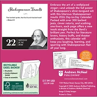Shakespearean Insults 2026 Box Calendar