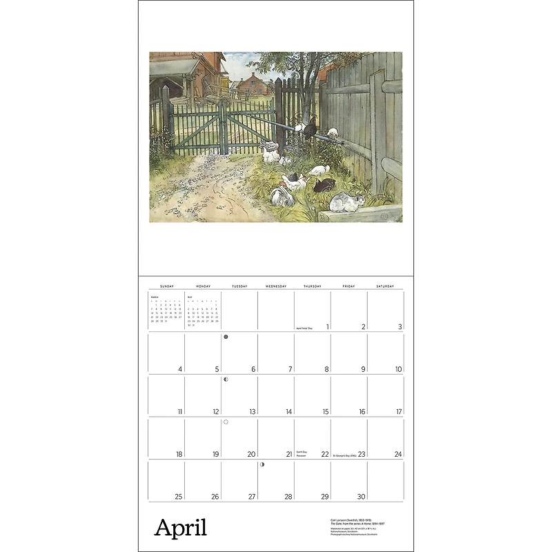Carl Larsson 2027 Wall Calendar - Online Only