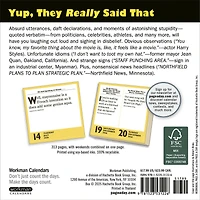 Stupidest Things Ever Said 2026 Box Calendar