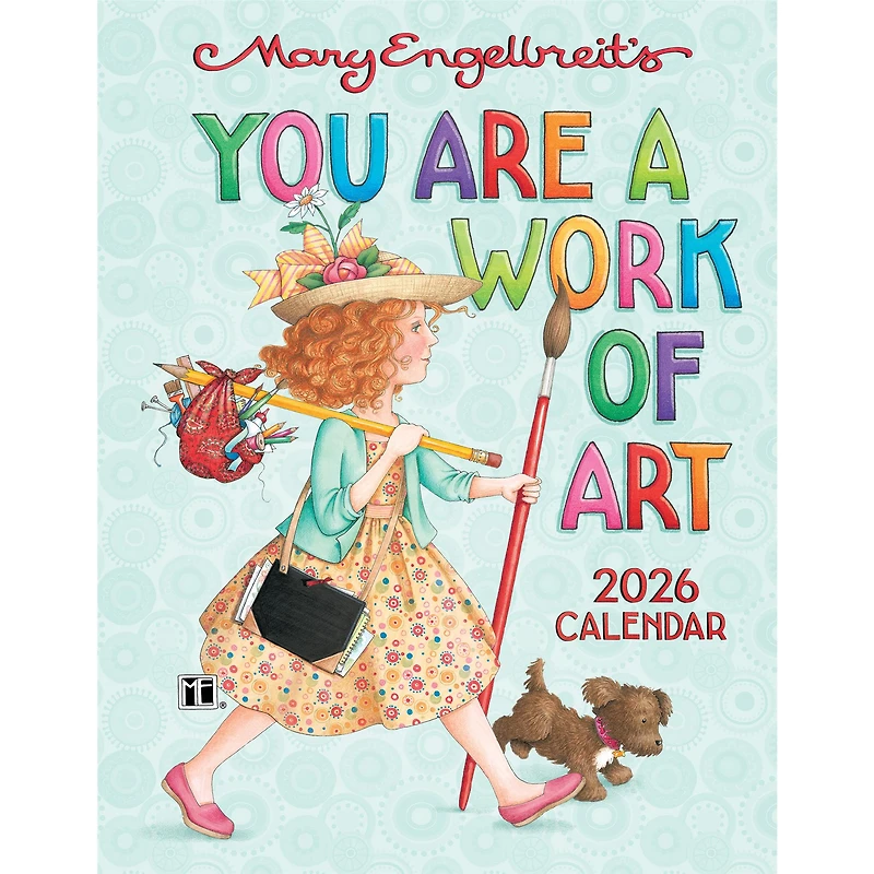 Mary Engelbreits You Are A Work Of Art 2026 Engagement Calendar