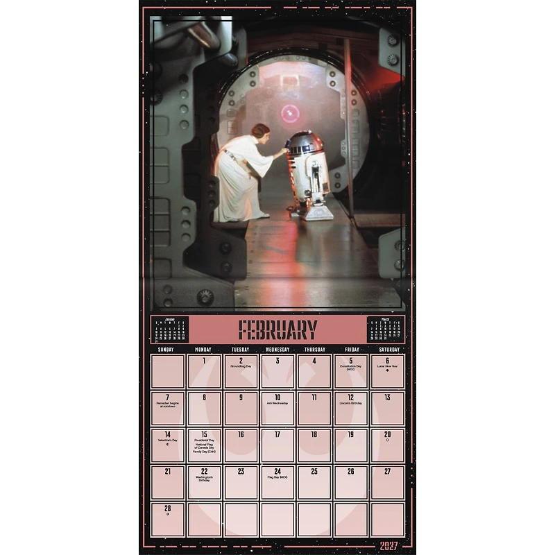 Star Wars 2027 Mini Calendar