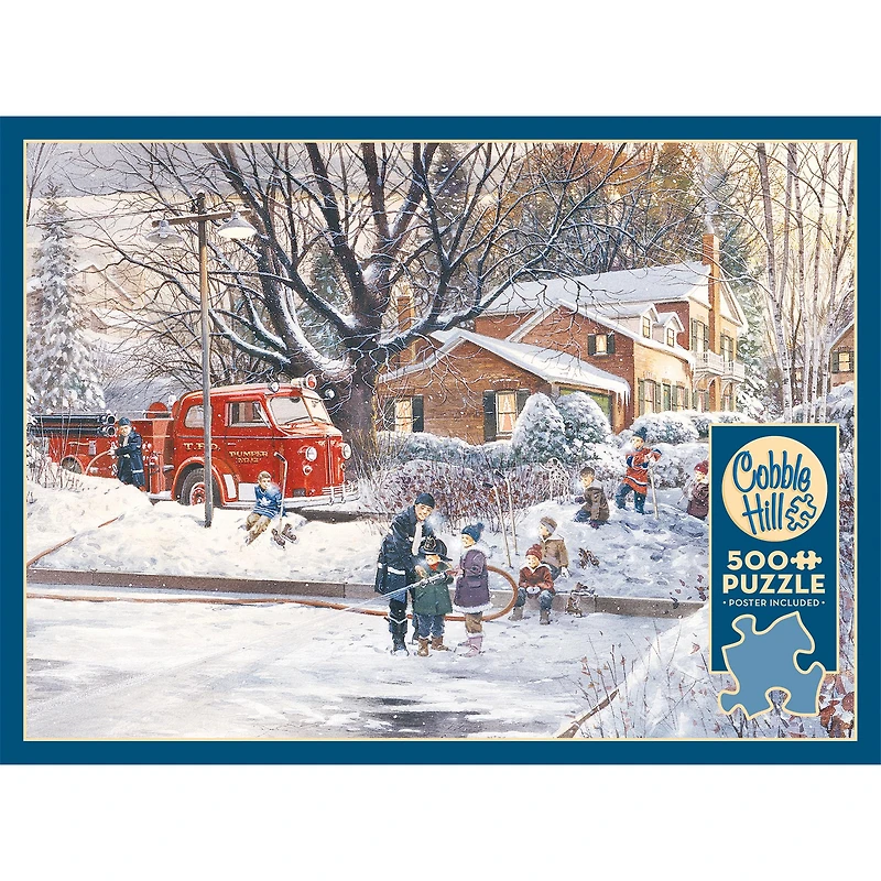Big Game Tomorrow 500 Piece Puzzle Cobble Hill