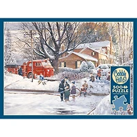Big Game Tomorrow 500 Piece Puzzle Cobble Hill