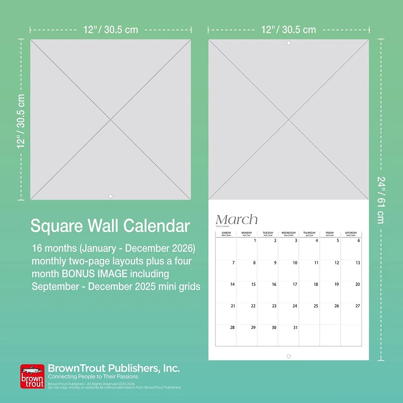Penguin Party 2026 Wall Calendar