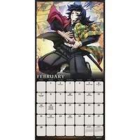 Demon Slayer Kimetsu no Yaiba 2027 Exclusive Wall Calendar with Decal