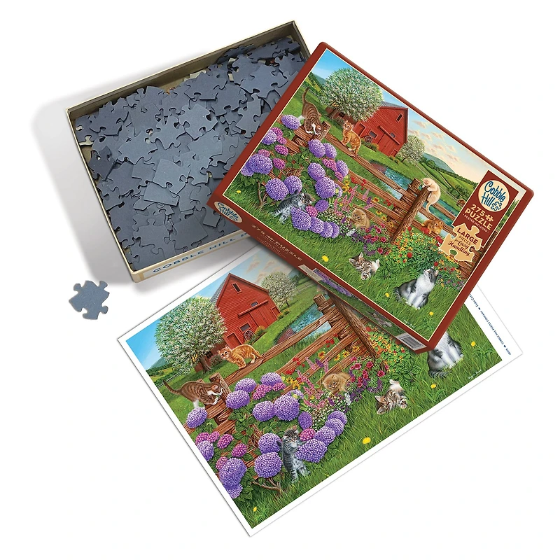 Farm Cats 275 Piece Puzzle - Online Only