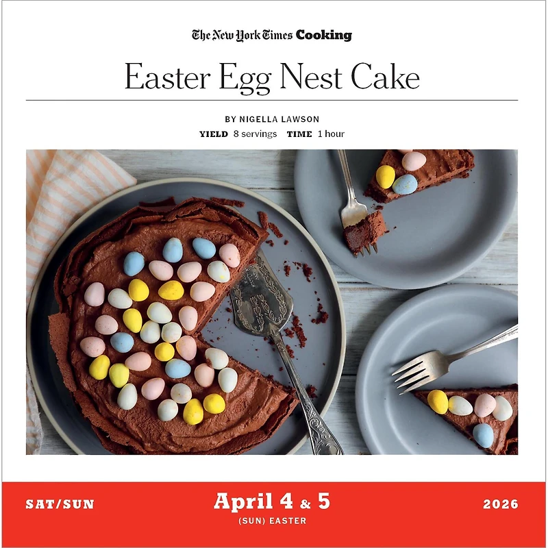 New York Times Cooking 2026 Box Calendar - Online Only