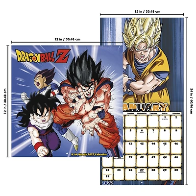 Dragon Ball Z 2027 Wall Calendar