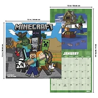Minecraft Movie 2026 Wall Calendar