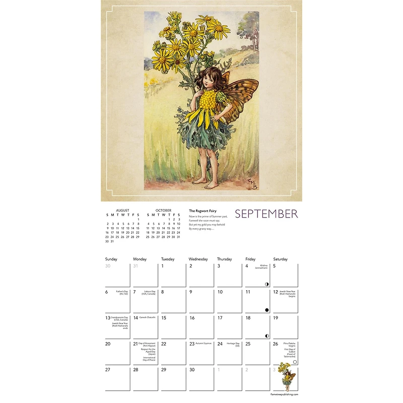Flower Fairies 2026 Mini Calendar