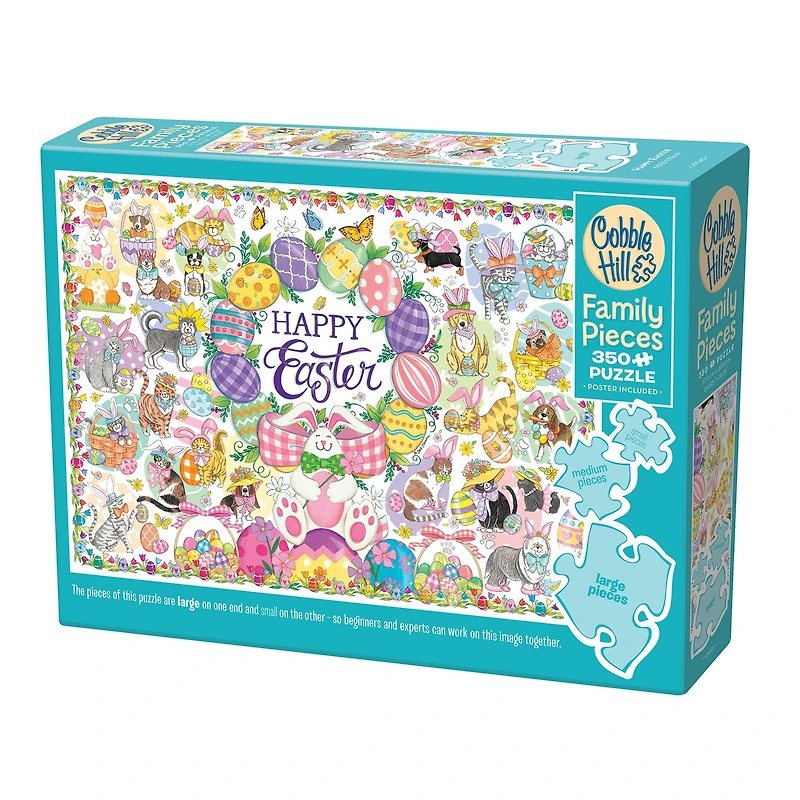 Happy Easter 350 Piece Puzzle - Online Only