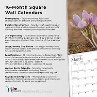 Wildflowers Of Canada 2026 Wall Calendar