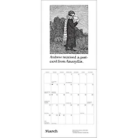 Edward Gorey The Helpless Doorknob 2027 Mini Calendar - Online Only
