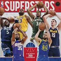 NBA Superstars 2026 Wall Calendar