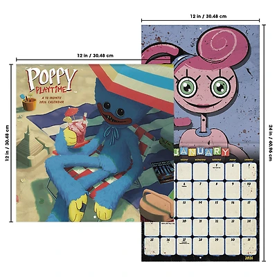 Poppy Playtime 2026 Wall Calendar - Online Only