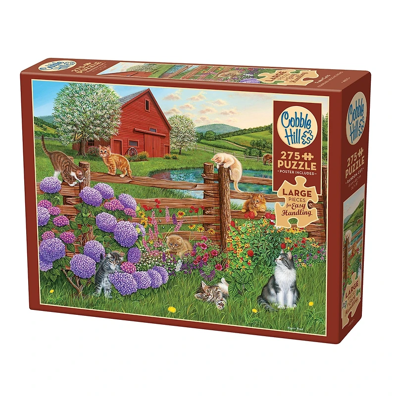 Farm Cats 275 Piece Puzzle - Online Only