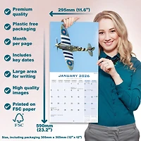 Spitfires 2026 Wall Calendar