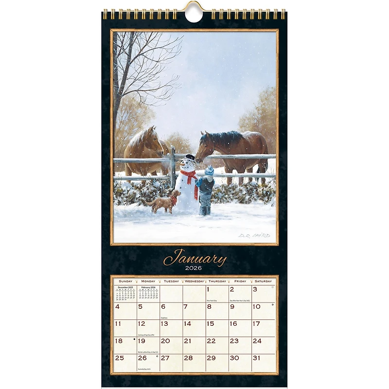 Treasured Times 2026 Slim Calendar