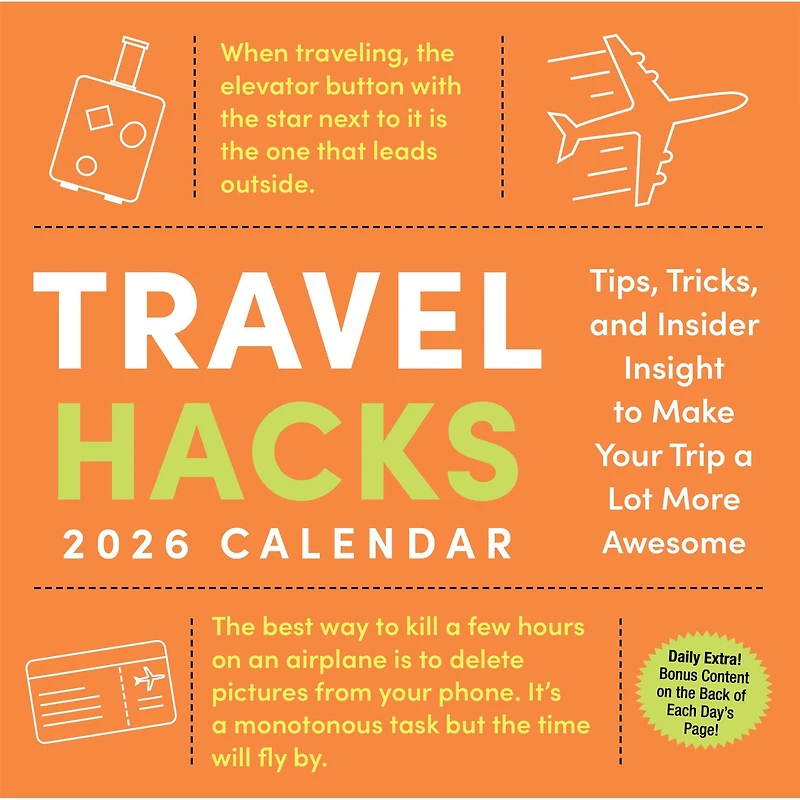 Travel Hacks 2026 Box Calendar - Online Only