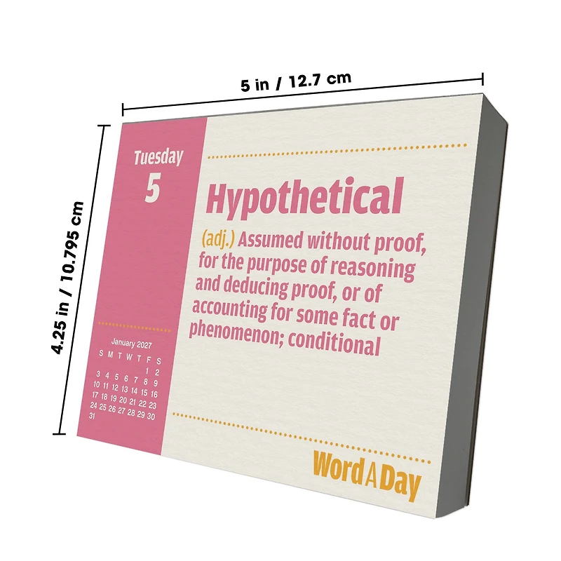 Word a Day 2027 Box Calendar - Online Only
