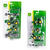 4" John Deere Big Equipment  4 Piece Set Assorted Machines