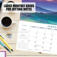 Italy Panoramic 2026 Slim Calendar