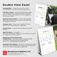 Kittens 2026 Double View Easel Calendar