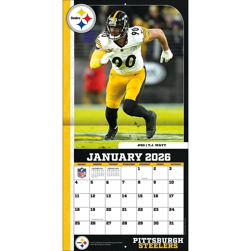 NFL Elite 2026 Wall Calendar